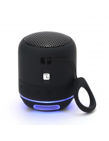 Altoparlante Wireless Speaker Portatile con Vivavoce e Luci LED Nero