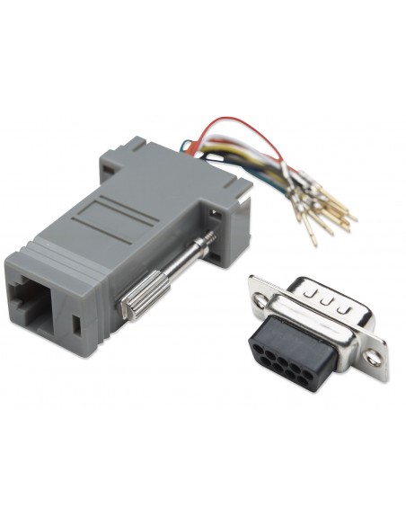 Adattatore Modulare DB 9p. M / RJ45 8 fili