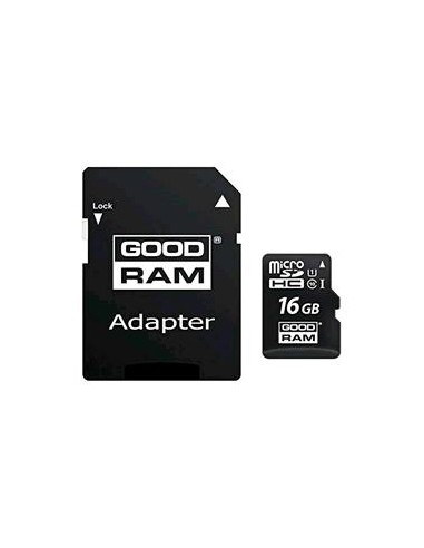 GOODRAM MICRO SD 16GB + ADATTATORE CLASSE 10