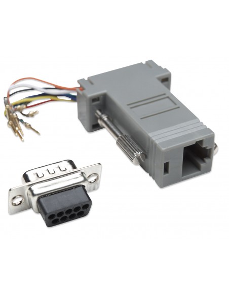 Adattatore Modulare DB 9p. M / RJ45 8 fili